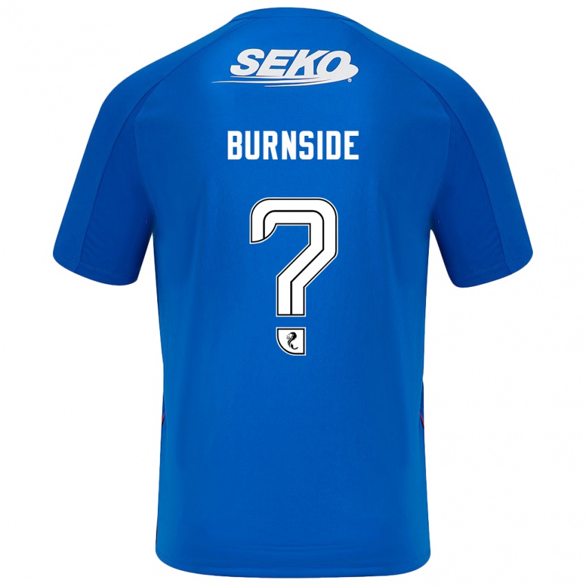 Niño Camiseta Callum Burnside #0 Azul Oscuro 1ª Equipación 2024/25 La Camisa