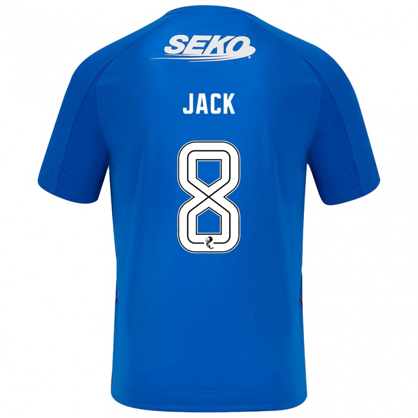 Niño Camiseta Ryan Jack #8 Azul Oscuro 1ª Equipación 2024/25 La Camisa