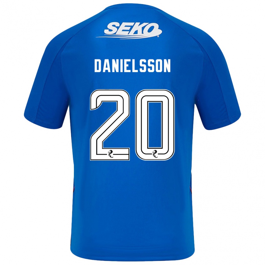 Niño Camiseta Jenny Julia Danielsson #20 Azul Oscuro 1ª Equipación 2024/25 La Camisa