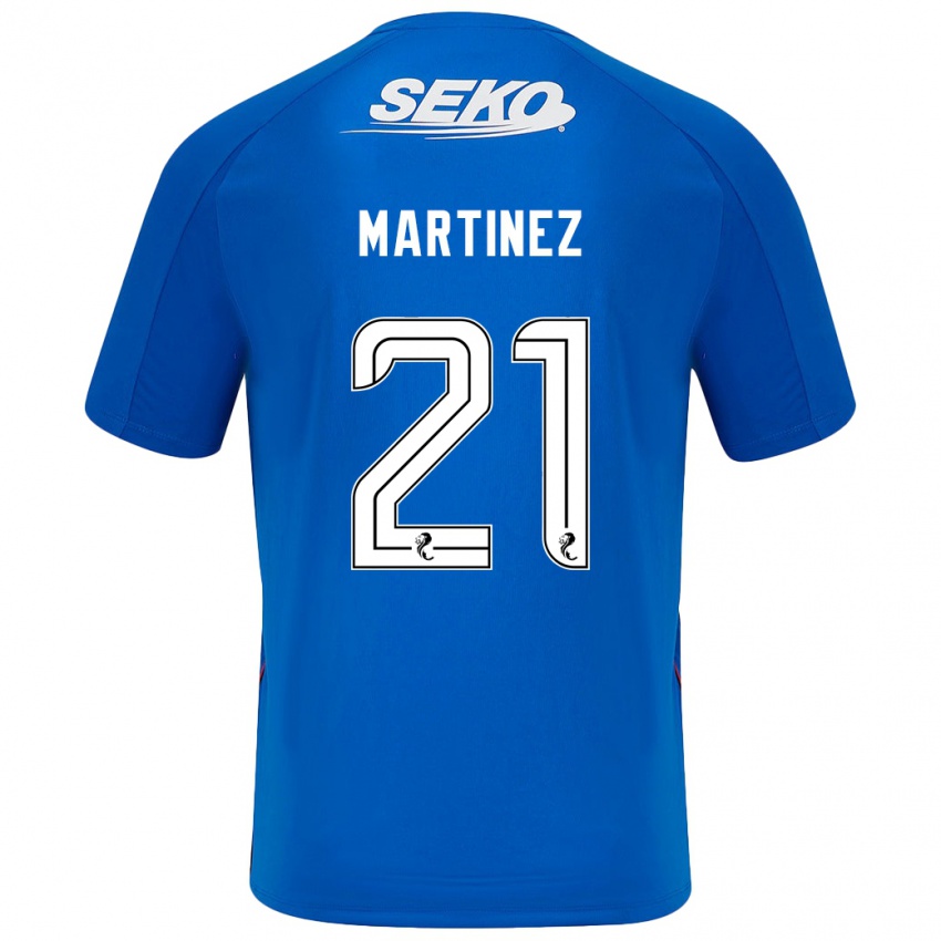 Niño Camiseta Lisa Martinez #21 Azul Oscuro 1ª Equipación 2024/25 La Camisa