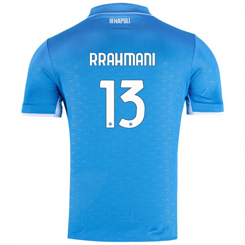 Niño Camiseta Amir Rrahmani #13 Azul Cielo 1ª Equipación 2024/25 La Camisa