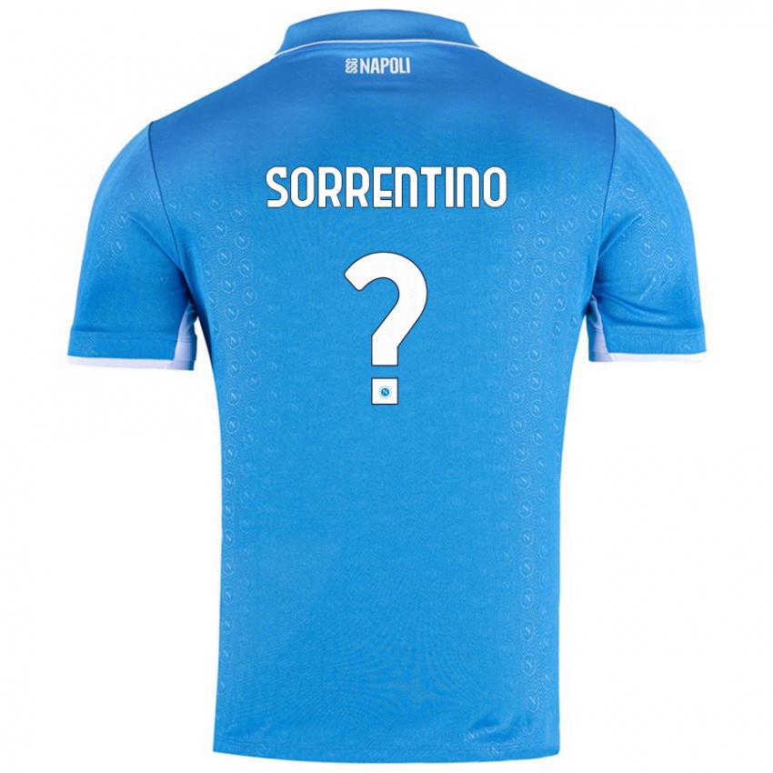 Niño Camiseta Andrea Sorrentino #0 Azul Cielo 1ª Equipación 2024/25 La Camisa