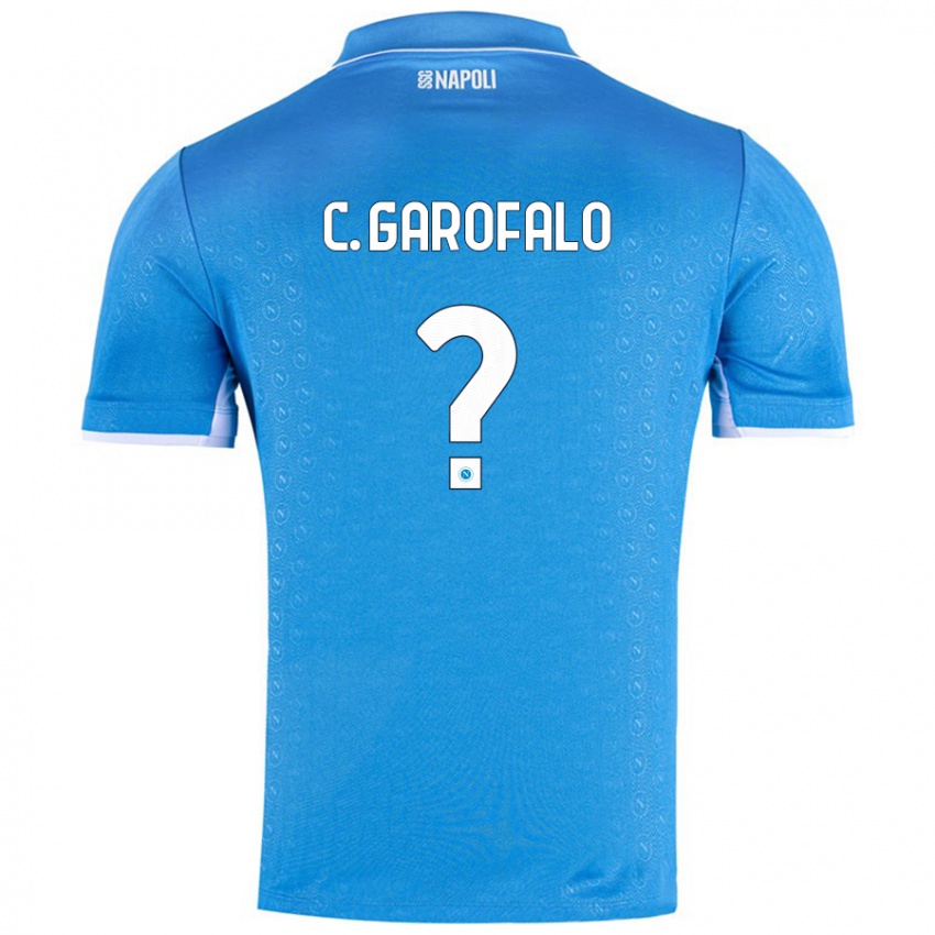 Niño Camiseta Christian Garofalo #0 Azul Cielo 1ª Equipación 2024/25 La Camisa