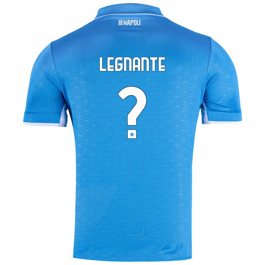 Niño Camiseta Manuel Legnante #0 Azul Cielo 1ª Equipación 2024/25 La Camisa