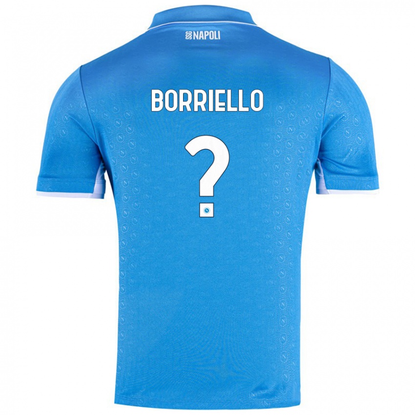 Niño Camiseta Salvatore Borriello #0 Azul Cielo 1ª Equipación 2024/25 La Camisa