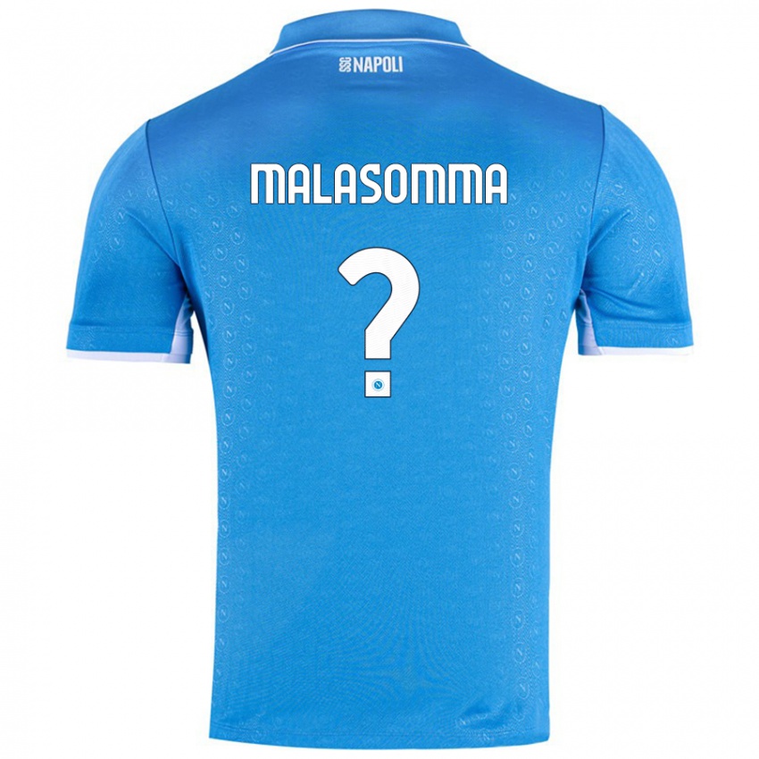 Niño Camiseta Matteo Malasomma #0 Azul Cielo 1ª Equipación 2024/25 La Camisa