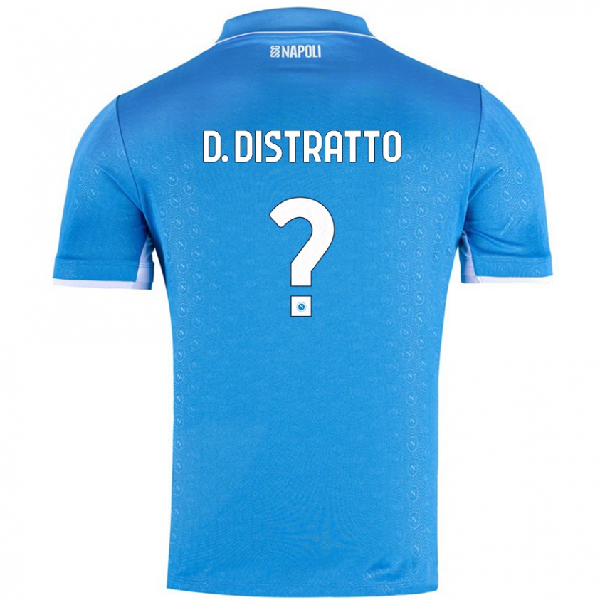 Niño Camiseta Donato Distratto #0 Azul Cielo 1ª Equipación 2024/25 La Camisa