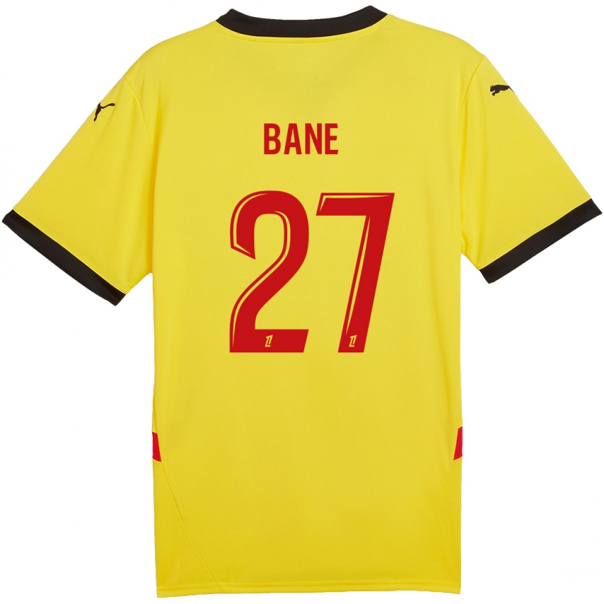 Niño Camiseta Sidi Bane #27 Amarillo Rojo 1ª Equipación 2024/25 La Camisa