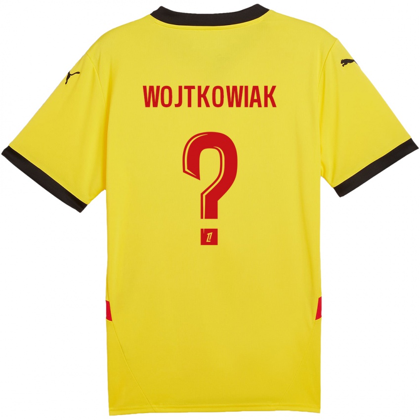 Niño Camiseta Valentin Wojtkowiak #0 Amarillo Rojo 1ª Equipación 2024/25 La Camisa