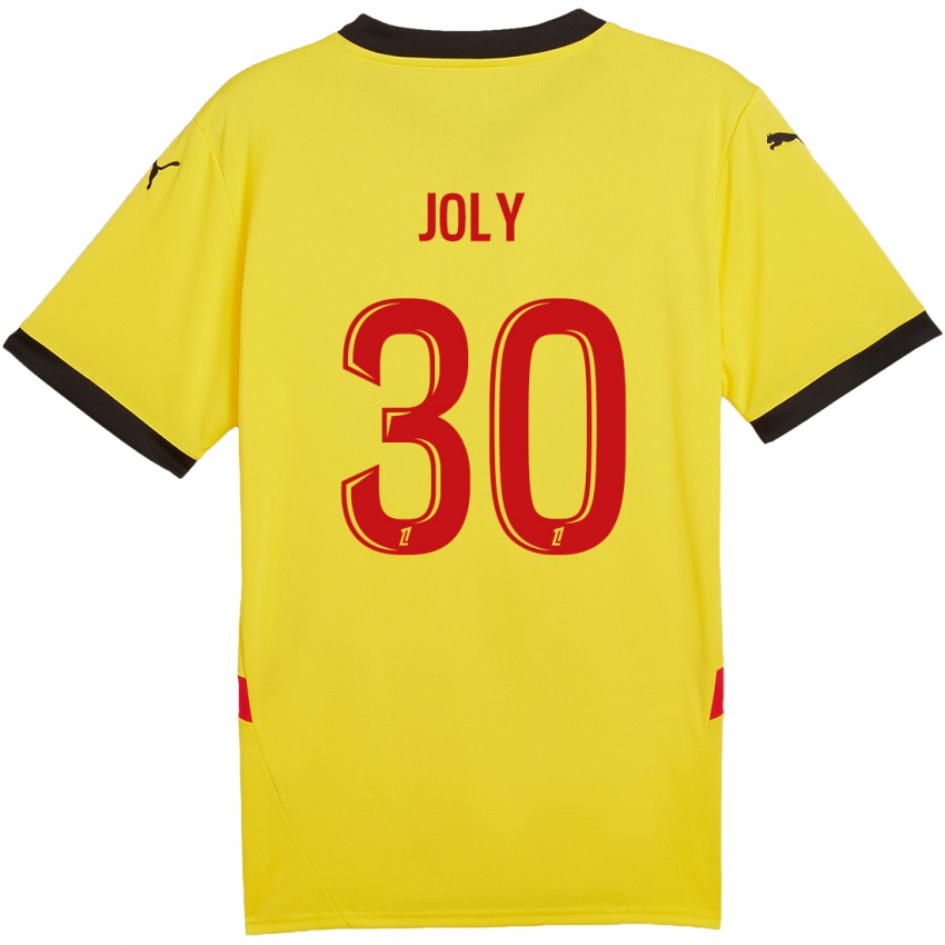 Niño Camiseta Blandine Joly #30 Amarillo Rojo 1ª Equipación 2024/25 La Camisa