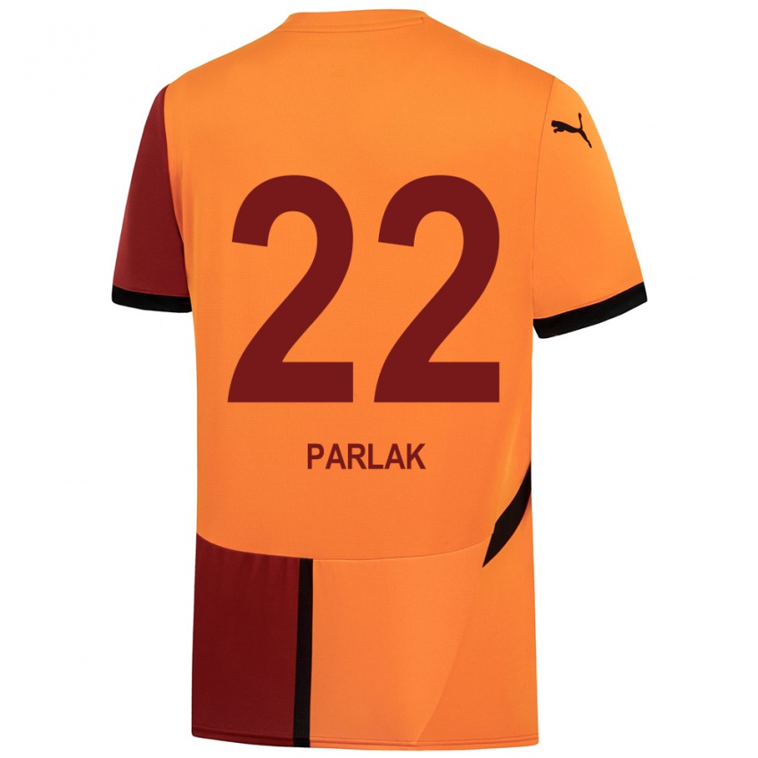 Niño Camiseta Nazlıcan Parlak #22 Amarillo Rojo 1ª Equipación 2024/25 La Camisa