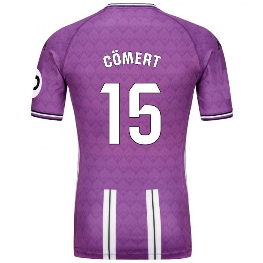 Niño Camiseta Eray Cömert #15 Púrpura Blanco 1ª Equipación 2024/25 La Camisa