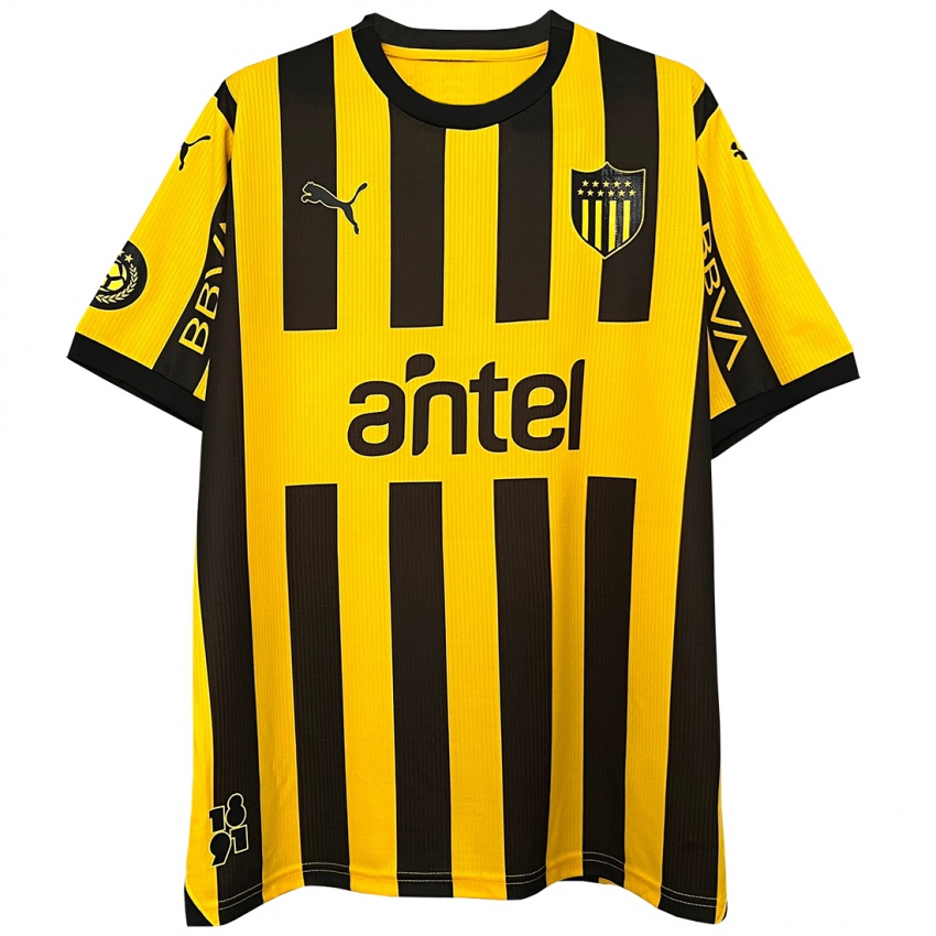 Niño Camiseta Yonatthan Rak #15 Amarillo Negro 1ª Equipación 2024/25 La Camisa