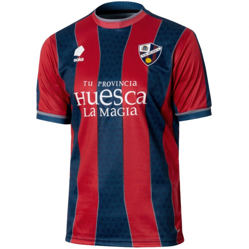 Niño Camiseta Vanesa Ramírez #16 Rojo Azul 1ª Equipación 2024/25 La Camisa