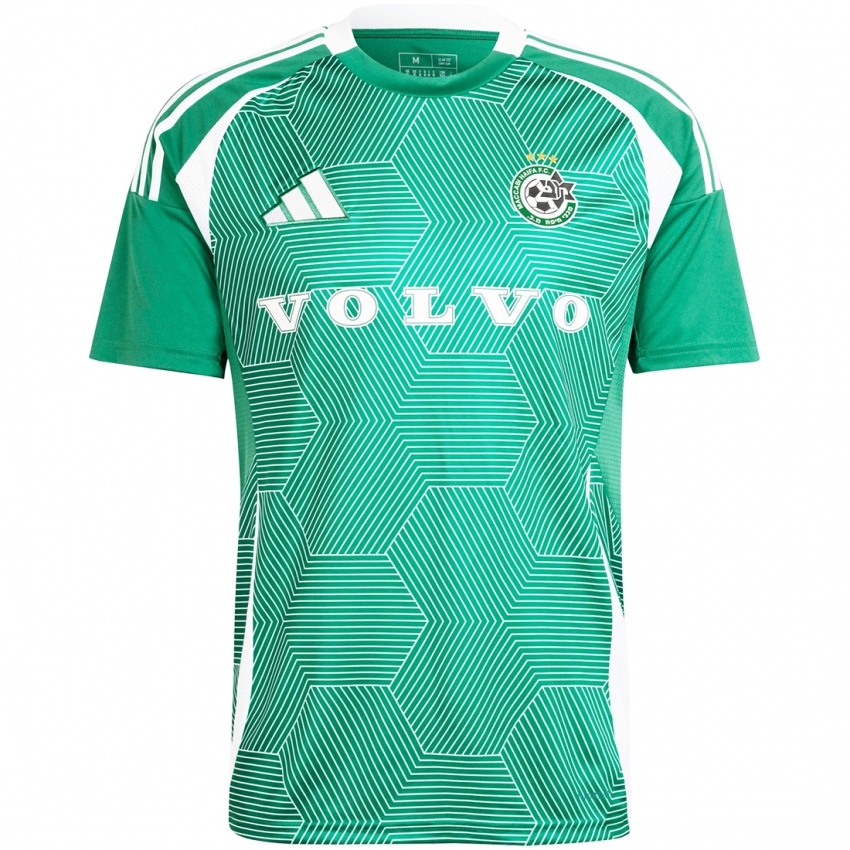 Niño Camiseta Mohamad Ghadir #0 Verde Blanco 1ª Equipación 2024/25 La Camisa