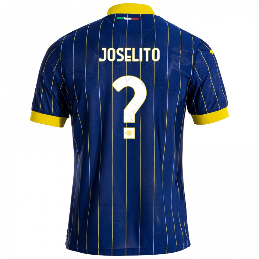 Niño Camiseta Joselito #0 Azul Amarillo 1ª Equipación 2024/25 La Camisa