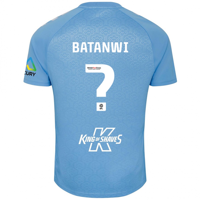 Niño Camiseta Tristen Batanwi #0 Azul Blanco 1ª Equipación 2024/25 La Camisa