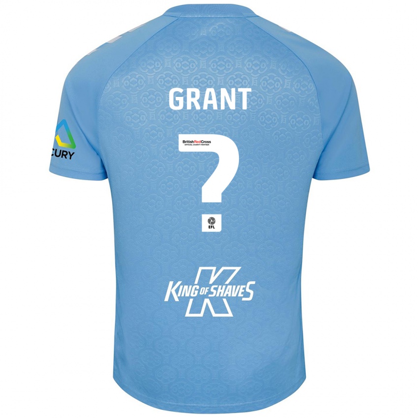 Niño Camiseta Rio Grant #0 Azul Blanco 1ª Equipación 2024/25 La Camisa