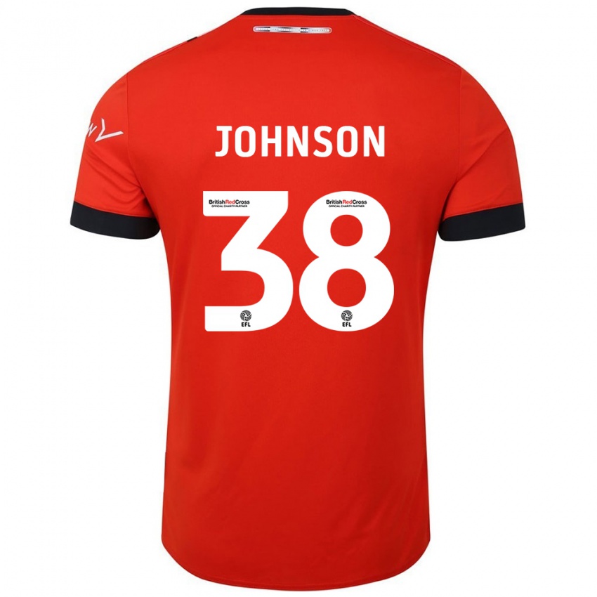 Niño Camiseta Joe Johnson #38 Naranja Negro 1ª Equipación 2024/25 La Camisa