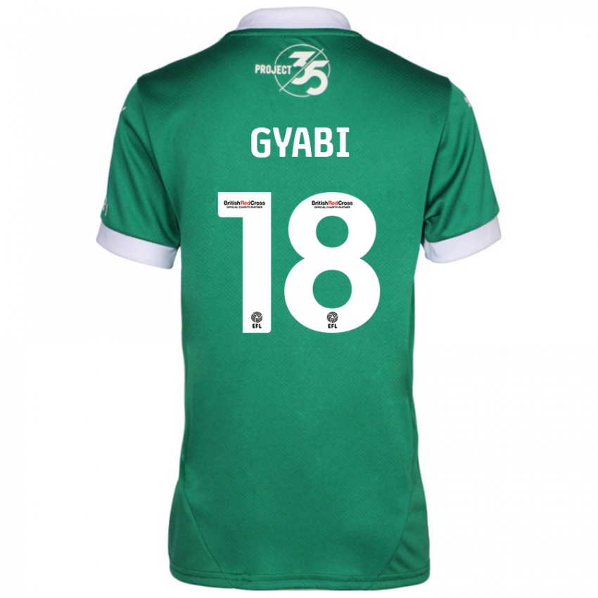 Niño Camiseta Darko Gyabi #18 Verde Blanco 1ª Equipación 2024/25 La Camisa