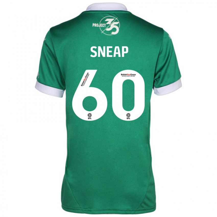 Niño Camiseta Harley Sneap #60 Verde Blanco 1ª Equipación 2024/25 La Camisa