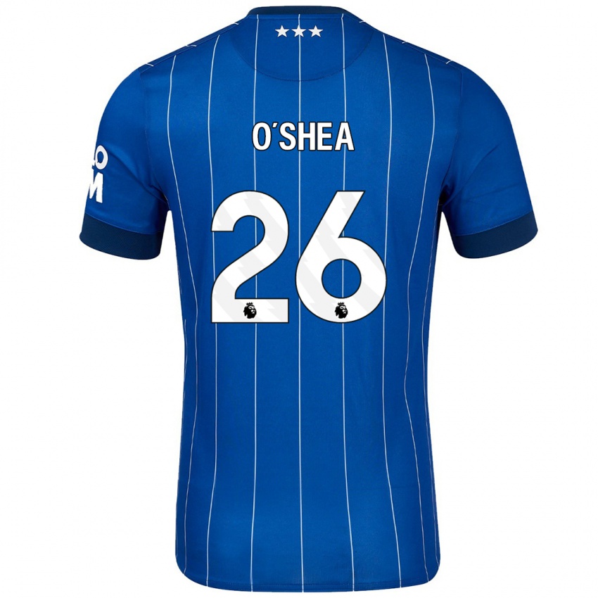 Niño Camiseta Dara O'shea #26 Azul Marino 1ª Equipación 2024/25 La Camisa