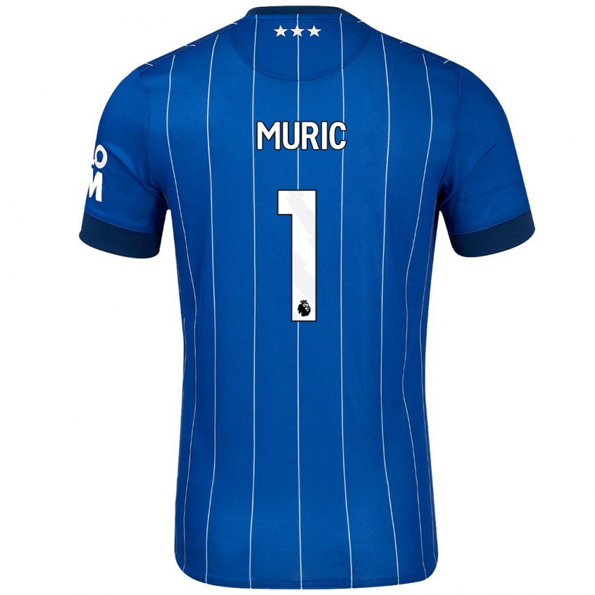 Niño Camiseta Arijanet Muric #1 Azul Marino 1ª Equipación 2024/25 La Camisa