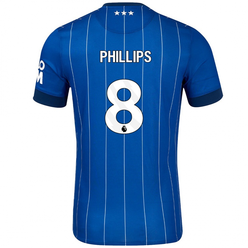 Niño Camiseta Kalvin Phillips #8 Azul Marino 1ª Equipación 2024/25 La Camisa