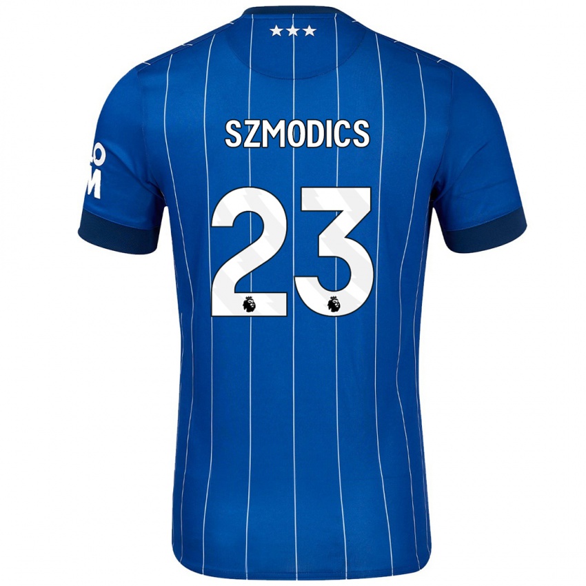 Niño Camiseta Sammie Szmodics #23 Azul Marino 1ª Equipación 2024/25 La Camisa