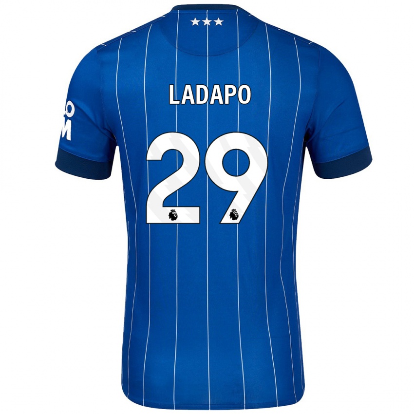 Niño Camiseta Freddie Ladapo #29 Azul Marino 1ª Equipación 2024/25 La Camisa