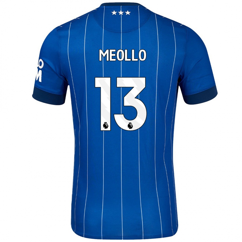 Niño Camiseta Nina Meollo #13 Azul Marino 1ª Equipación 2024/25 La Camisa