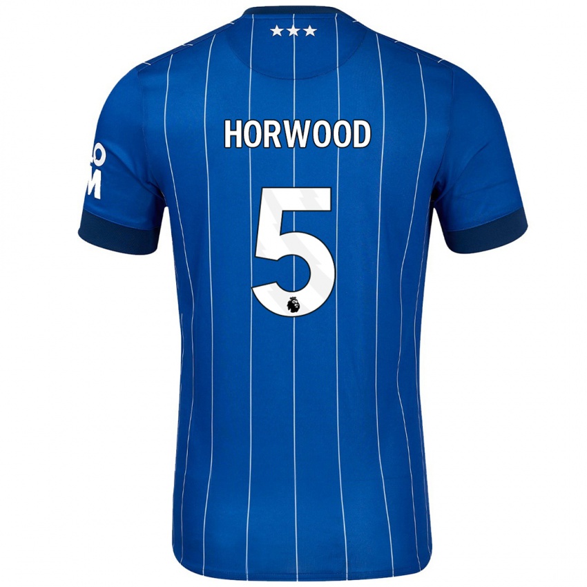 Niño Camiseta Bonnie Horwood #5 Azul Marino 1ª Equipación 2024/25 La Camisa