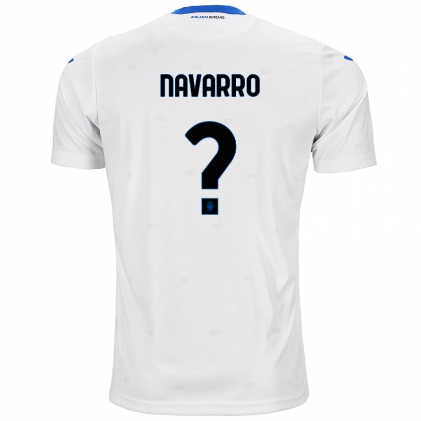 Niño Camiseta Albert Navarro #0 Blanco 2ª Equipación 2024/25 La Camisa