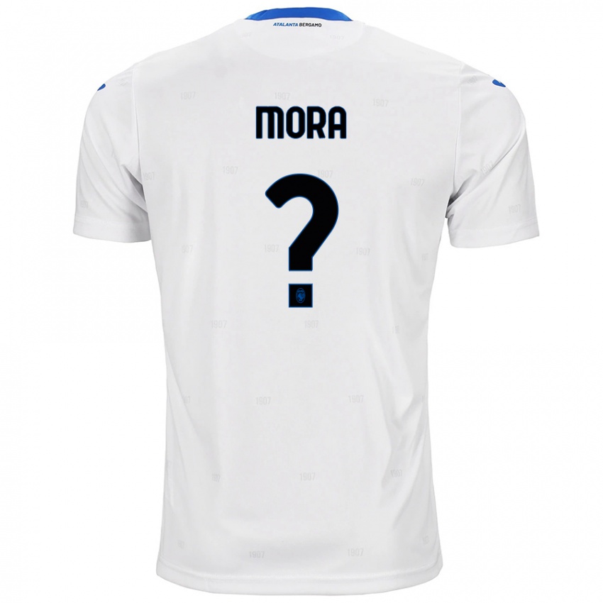 Niño Camiseta Christian Mora #0 Blanco 2ª Equipación 2024/25 La Camisa