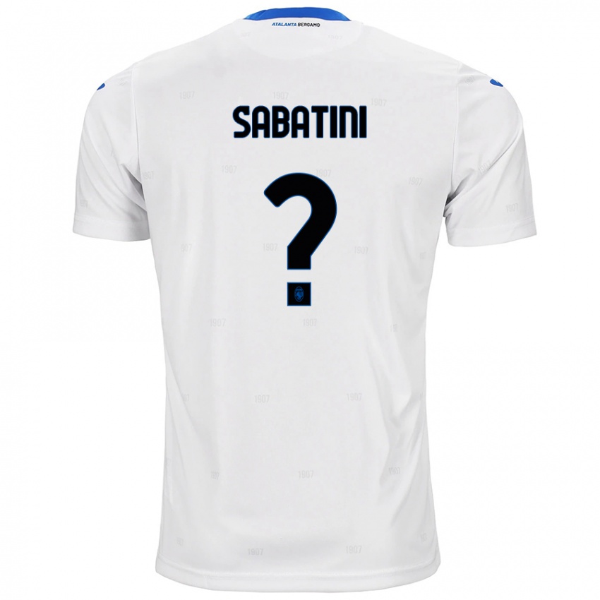 Niño Camiseta Carlo Sabatini #0 Blanco 2ª Equipación 2024/25 La Camisa