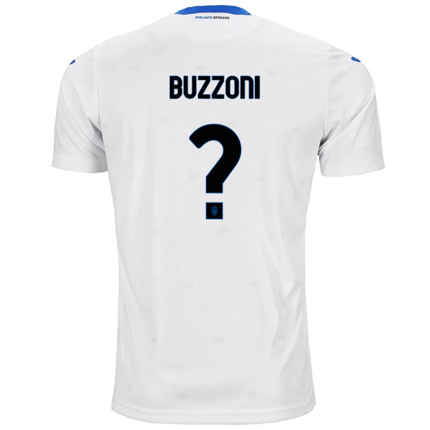 Niño Camiseta Giorgio Buzzoni #0 Blanco 2ª Equipación 2024/25 La Camisa