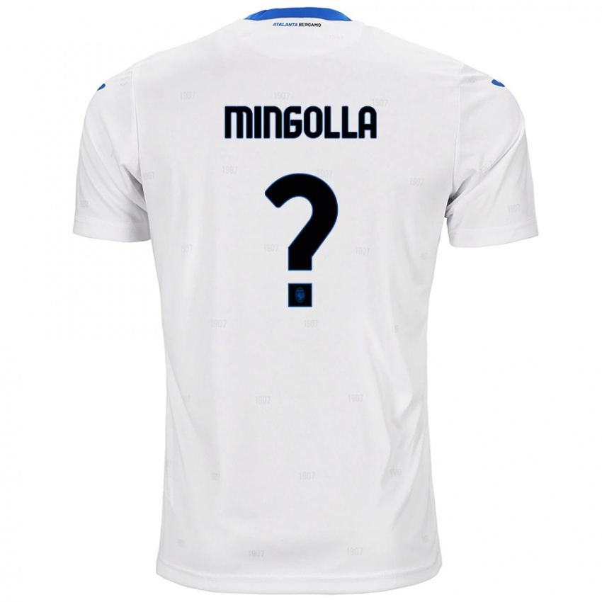 Niño Camiseta Simone Mingolla #0 Blanco 2ª Equipación 2024/25 La Camisa