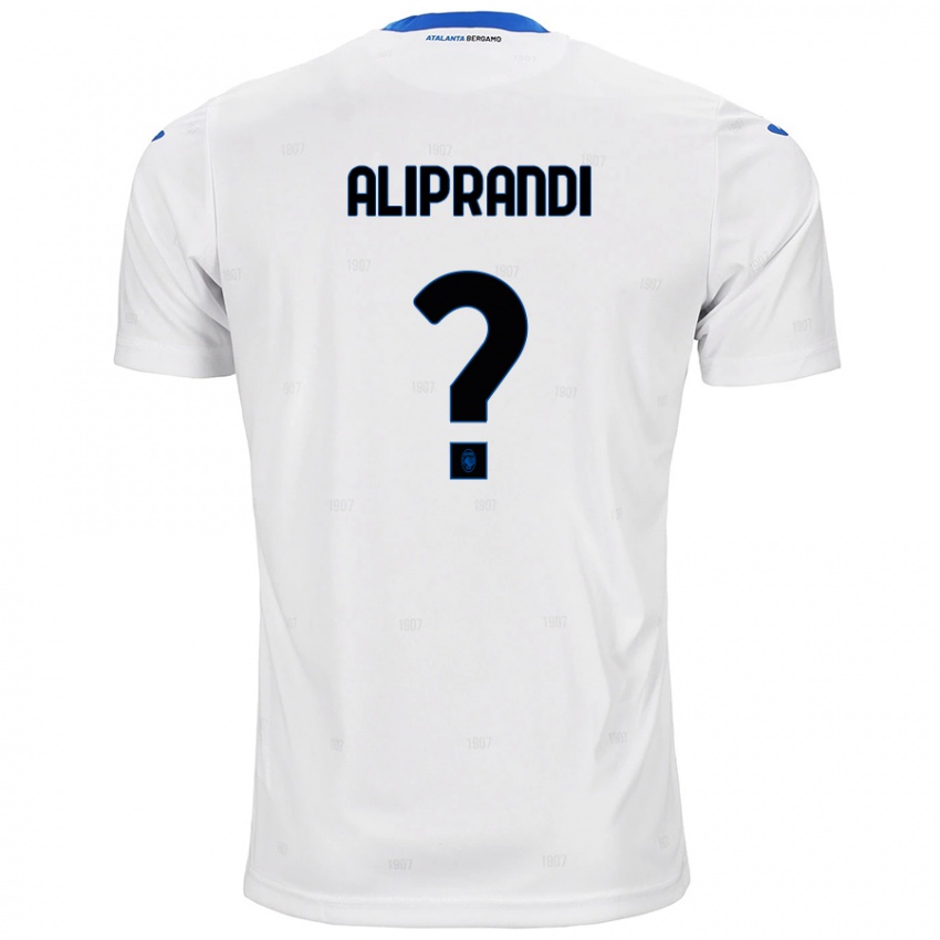 Niño Camiseta Mattia Aliprandi #0 Blanco 2ª Equipación 2024/25 La Camisa