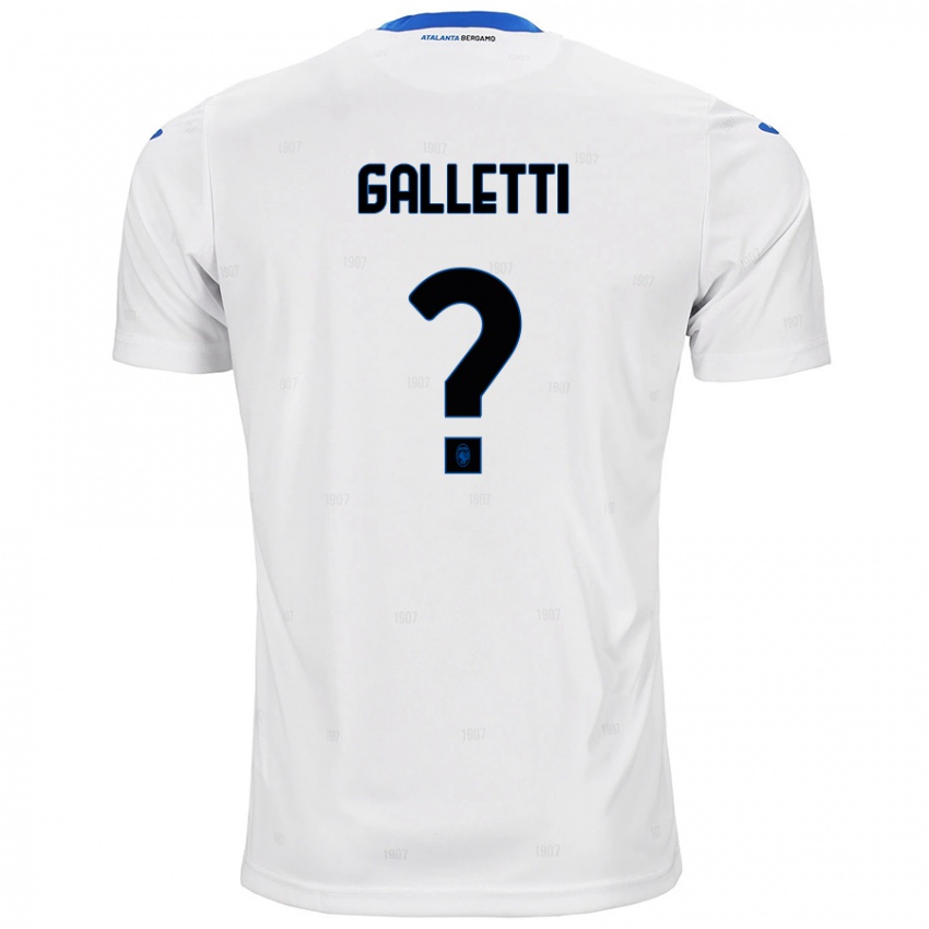 Niño Camiseta Elia Galletti #0 Blanco 2ª Equipación 2024/25 La Camisa