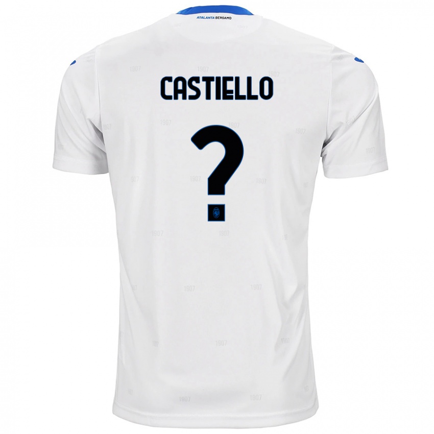 Niño Camiseta Alex Castiello #0 Blanco 2ª Equipación 2024/25 La Camisa