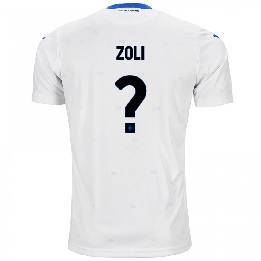 Niño Camiseta Jacopo Zoli #0 Blanco 2ª Equipación 2024/25 La Camisa