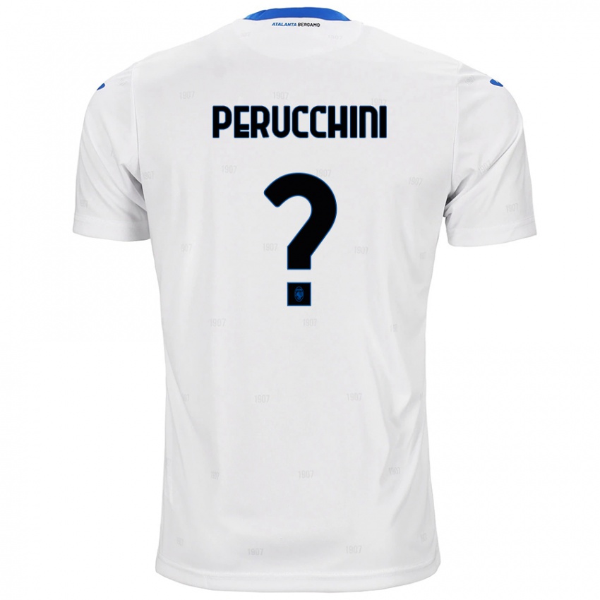 Niño Camiseta Simone Perucchini #0 Blanco 2ª Equipación 2024/25 La Camisa