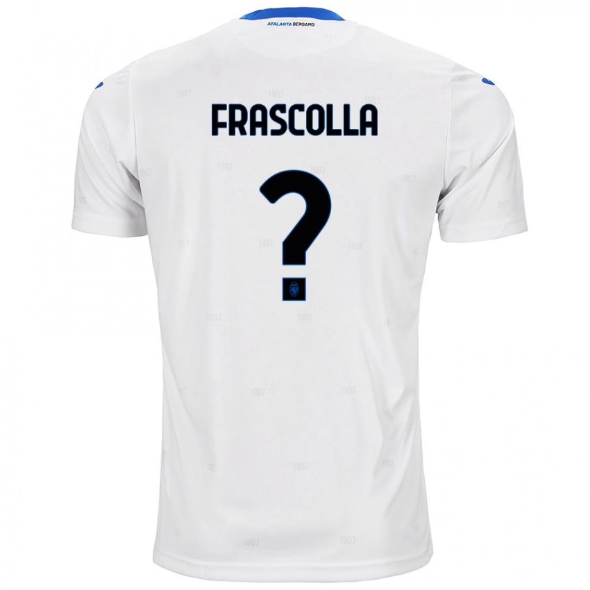 Niño Camiseta Andrea Frascolla #0 Blanco 2ª Equipación 2024/25 La Camisa