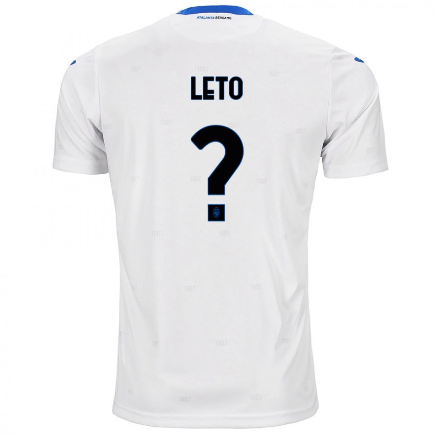 Niño Camiseta Manuel Leto #0 Blanco 2ª Equipación 2024/25 La Camisa