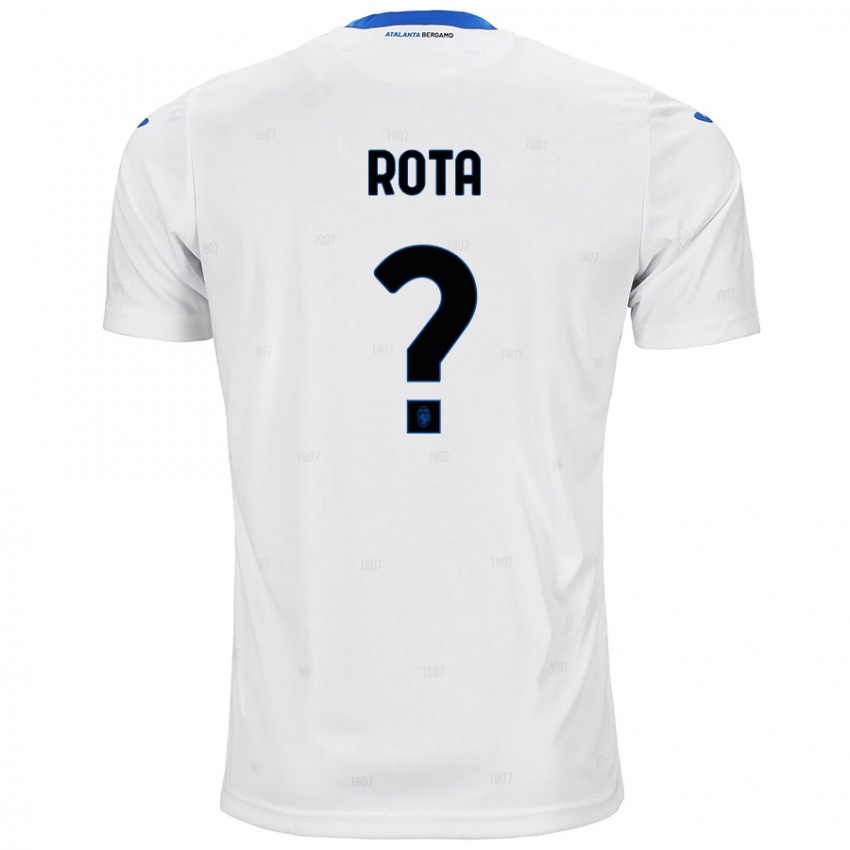 Niño Camiseta Nicolò Rota #0 Blanco 2ª Equipación 2024/25 La Camisa