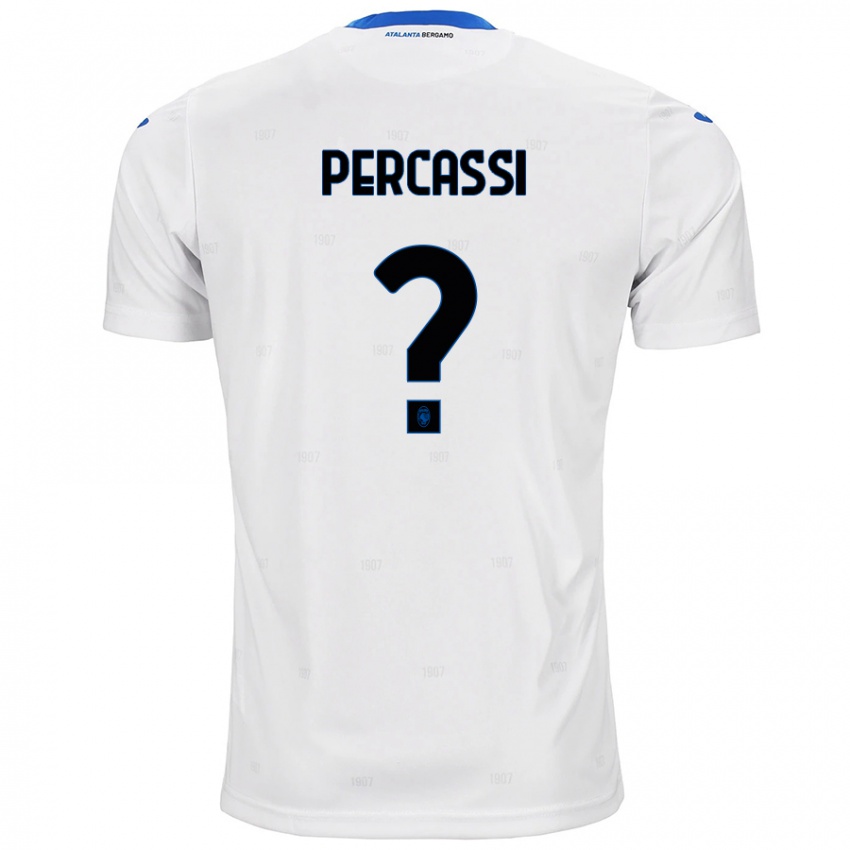 Niño Camiseta Giovanni Percassi #0 Blanco 2ª Equipación 2024/25 La Camisa