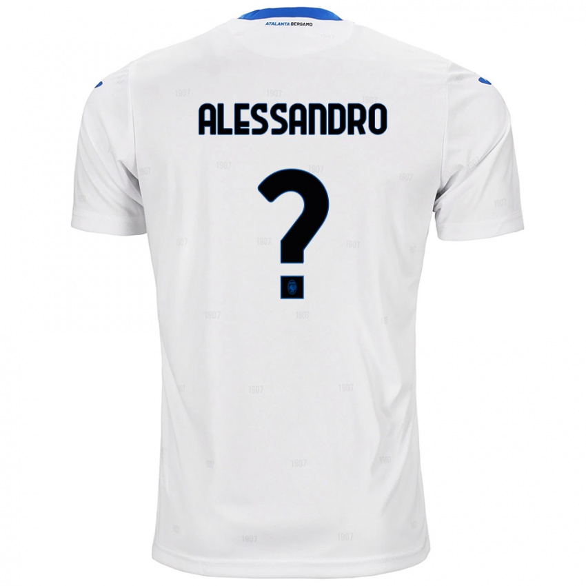 Niño Camiseta Alessandro Rinaldi #0 Blanco 2ª Equipación 2024/25 La Camisa