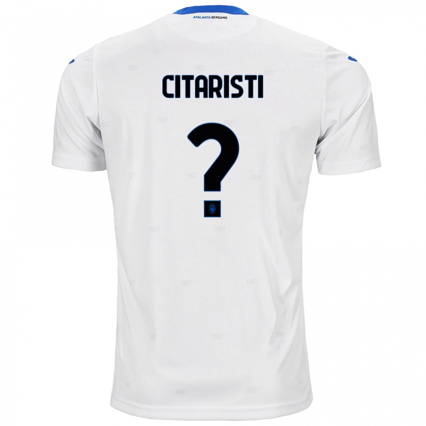 Niño Camiseta Christian Citaristi #0 Blanco 2ª Equipación 2024/25 La Camisa