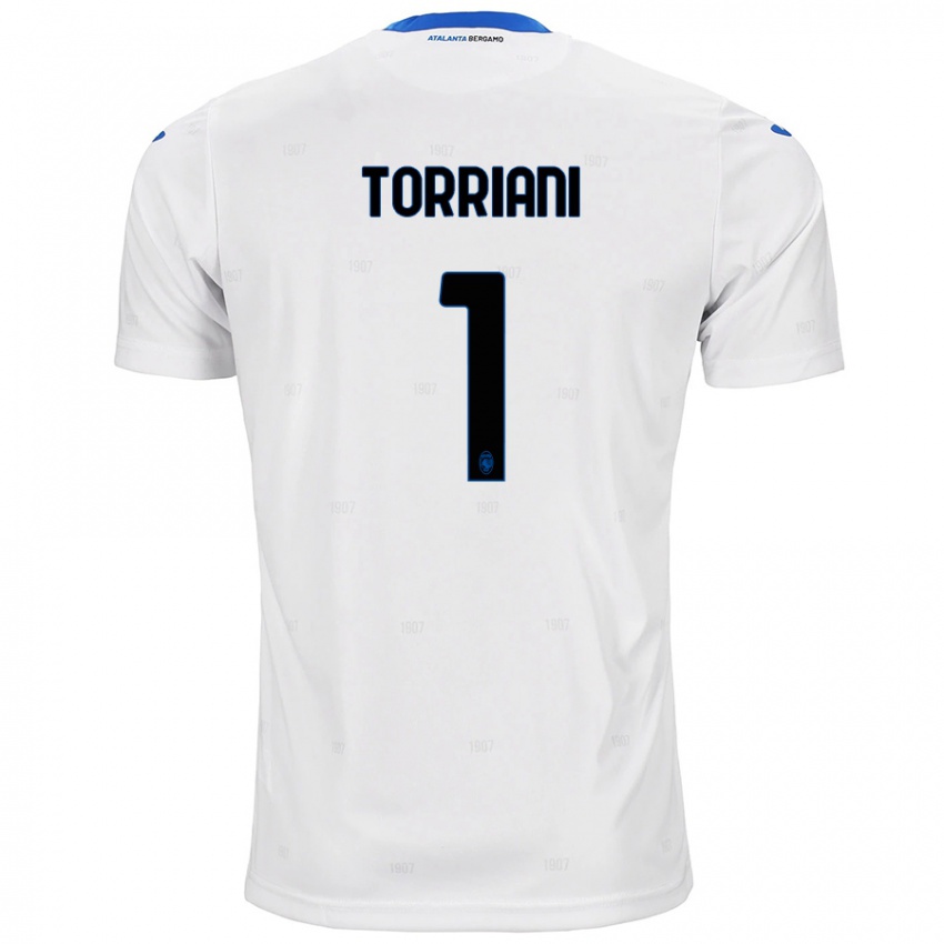 Niño Camiseta Andrea Torriani #1 Blanco 2ª Equipación 2024/25 La Camisa