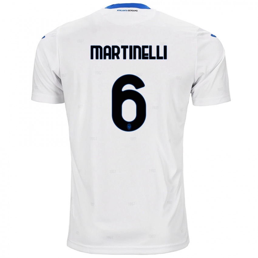 Niño Camiseta Gabriel Martinelli #6 Blanco 2ª Equipación 2024/25 La Camisa